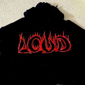 woman’s rolling loud nyc cropped hoodie